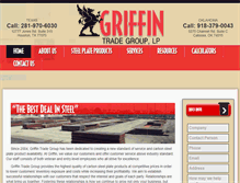 Tablet Screenshot of griffintradegroup.com